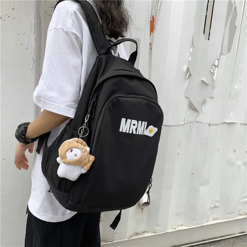 Fashion Brand Canvas Backpack Women's Korean Style New Sports Leisure Men's and Women's Backpacks Fashion Outdoor Travel Backpack