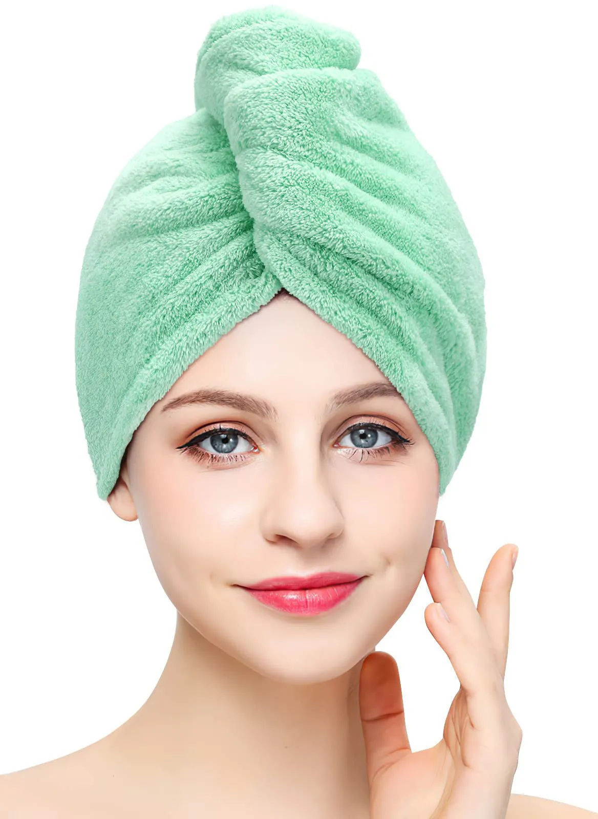 Fashion Hair Drying Towel Shower Cap