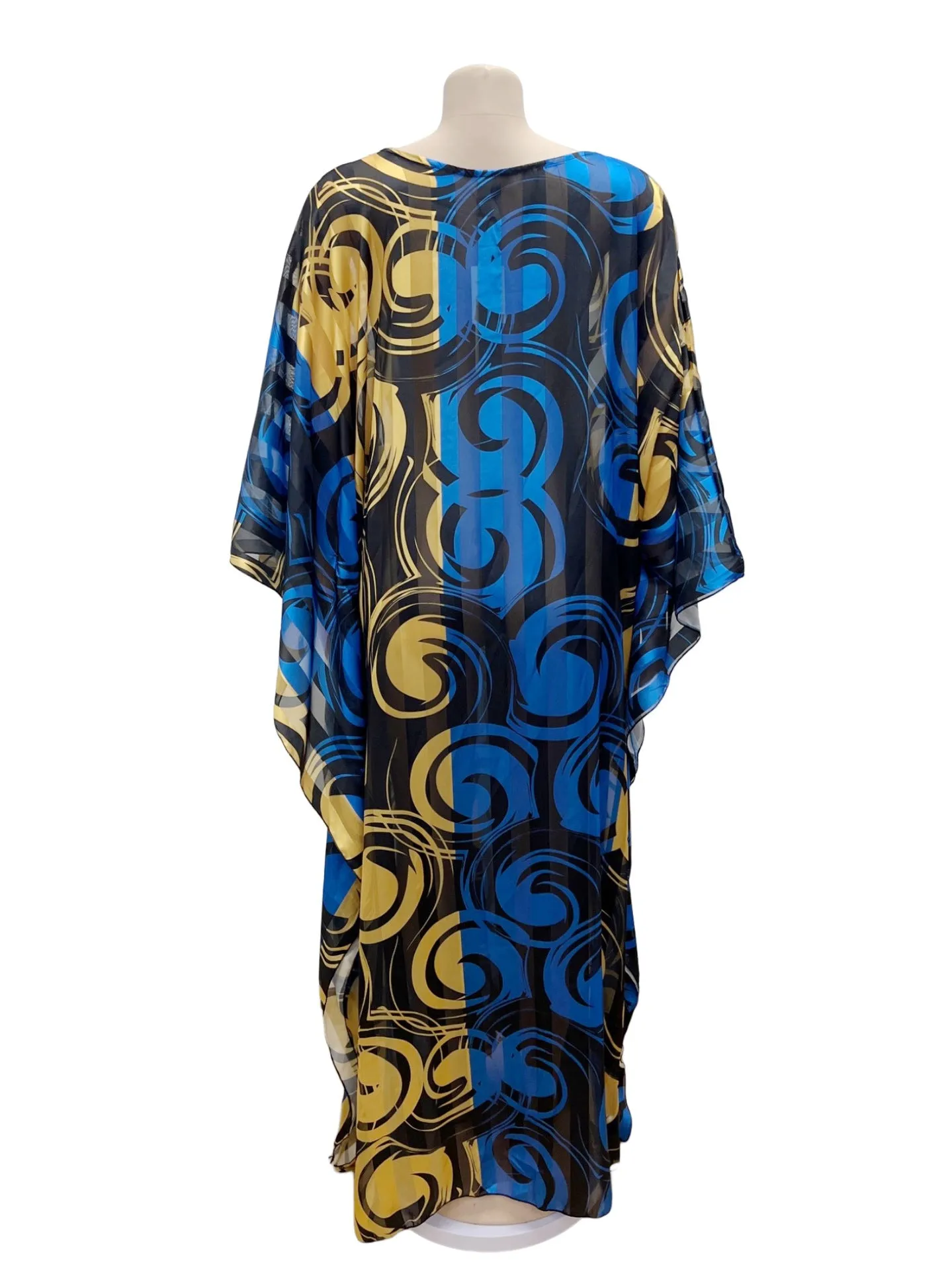 Fashion Printed Robe Dress Women