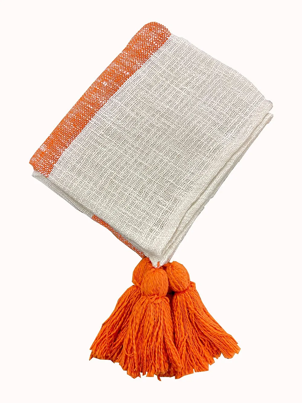 Fashion Throw Cotton Sofa Throws for 3 Seater | Soft Chenille Sofa Throw | Throws for Sofa and Couch | Throw Blanket (Size : 50x60 inch) (Orange)