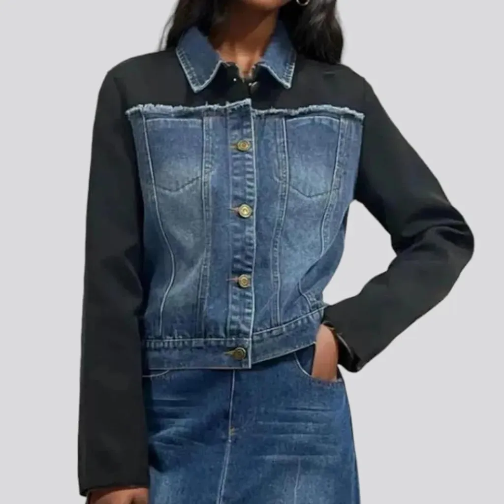 Fashion women's jeans jacket