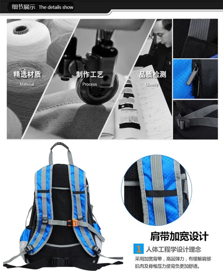 Fashionable Large Capacity Backpack with Nylon Material