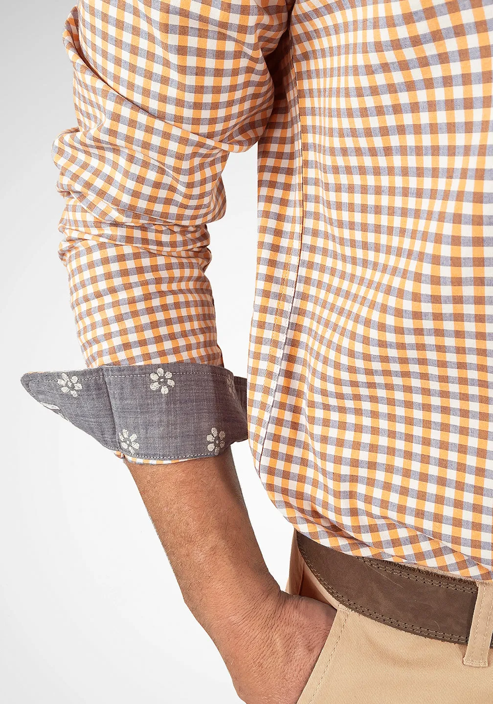 Fast-Dry Performance Gingham Shirt