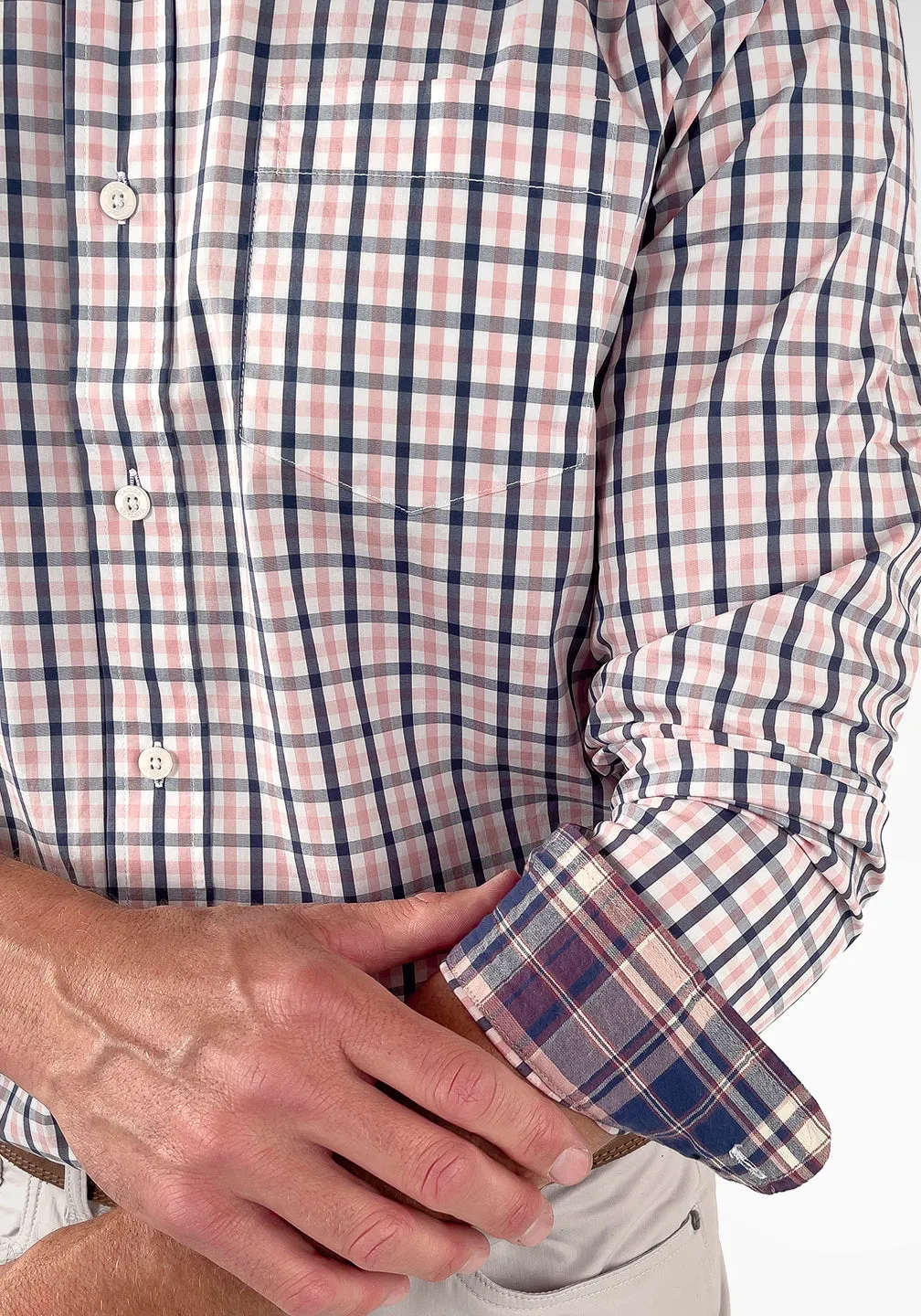 Fast-Dry Performance Gingham Shirt