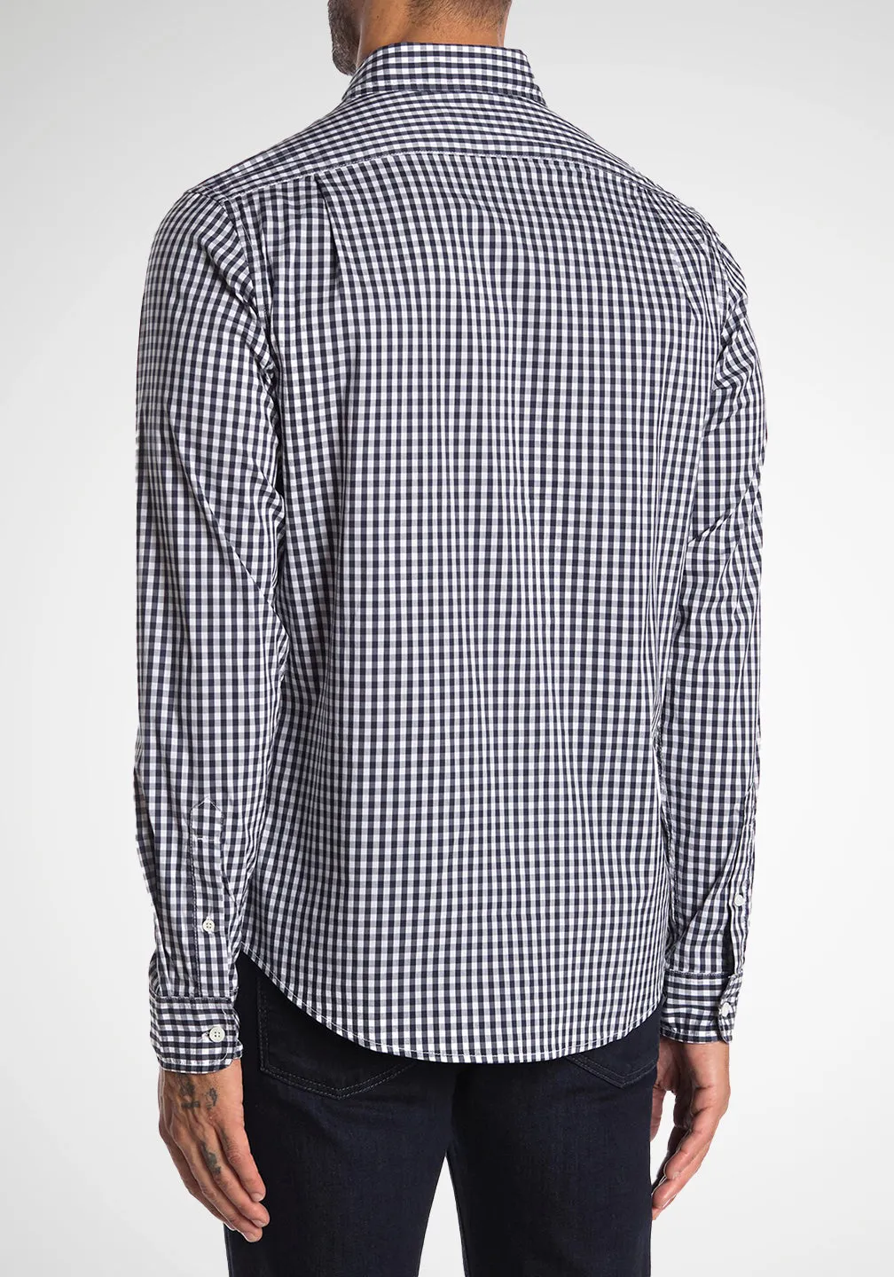 Fast-Dry Performance Gingham Shirt