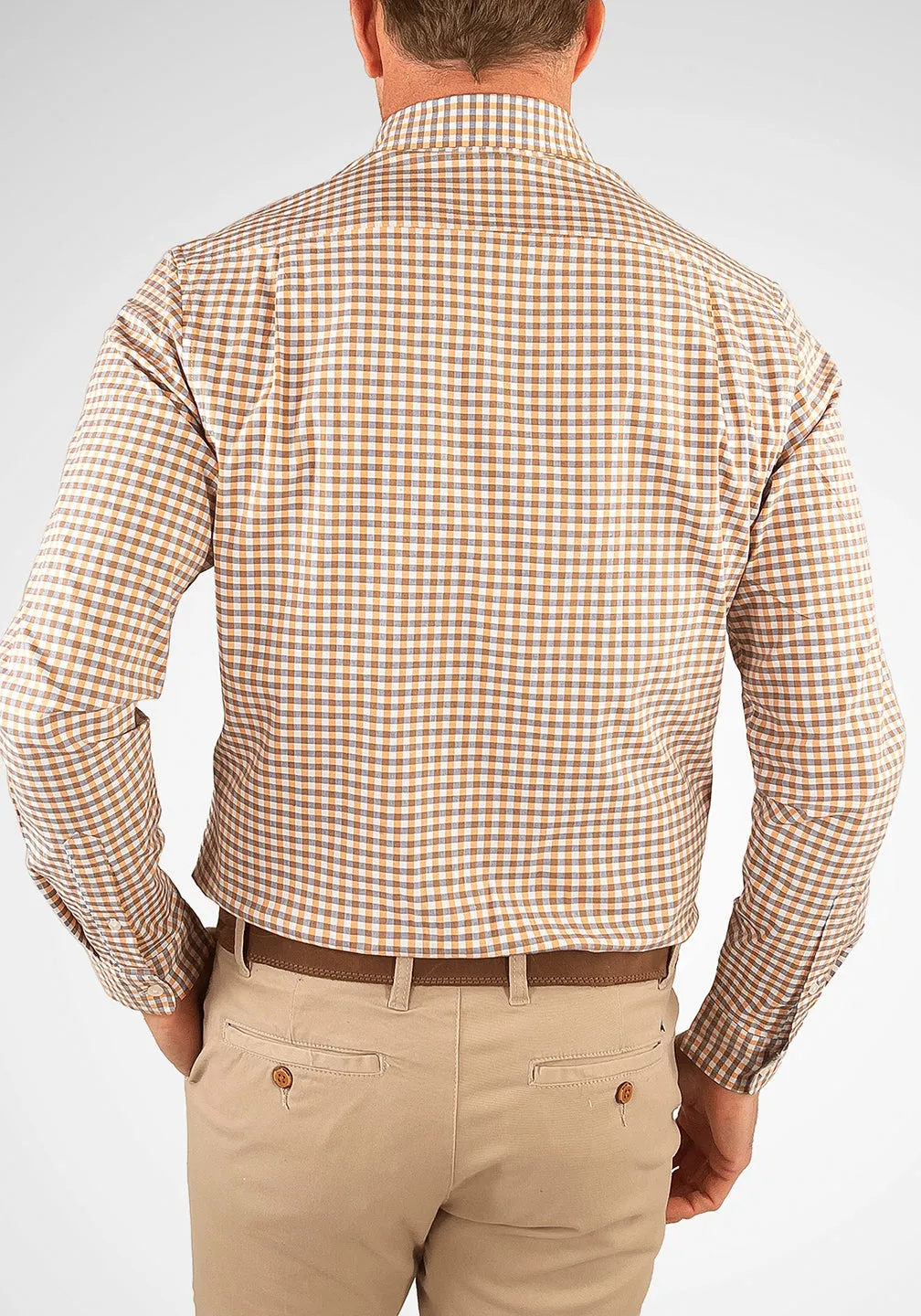 Fast-Dry Performance Gingham Shirt