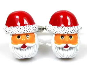 Father Christmas Santa Claus Cufflinks