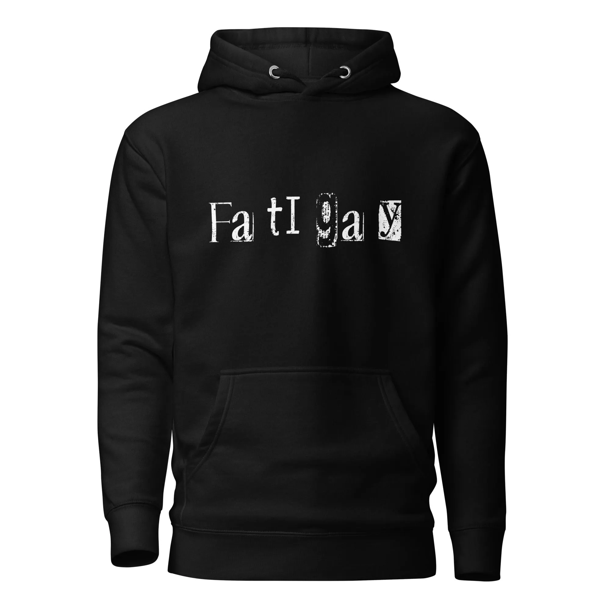 Fatigay Distressed Black | Hoodie