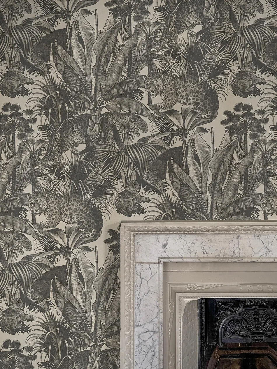 Faunacation 'Monochrome' Faux Suede Wallpaper By The Metre