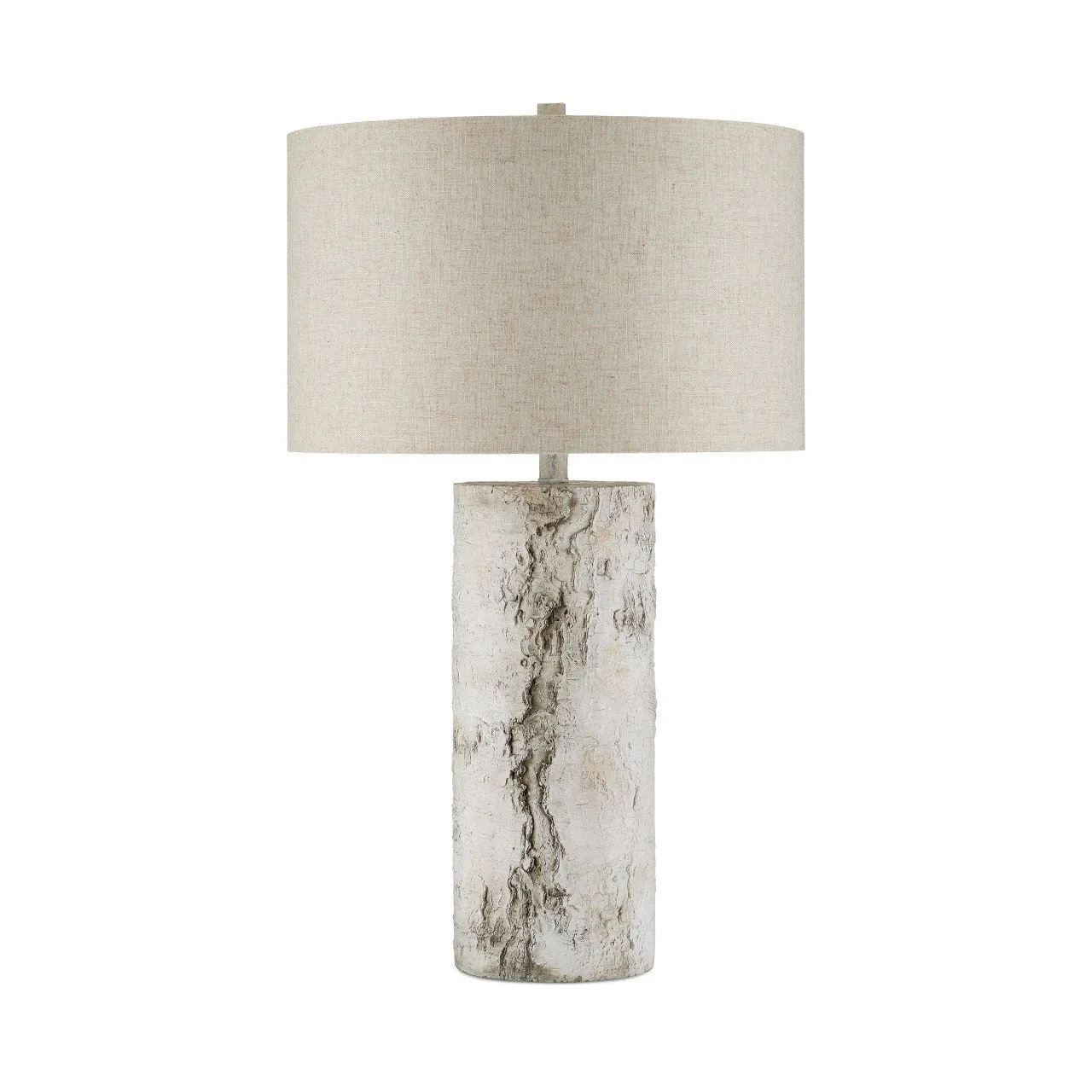 Faux Birch Table Lamp