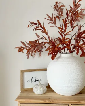 Faux Foliage - Autumnal Brown Willow Stem