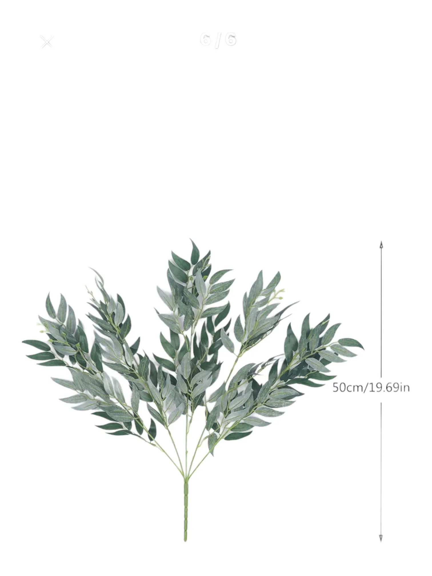 Faux Foliage - Willow Branch Olive Green