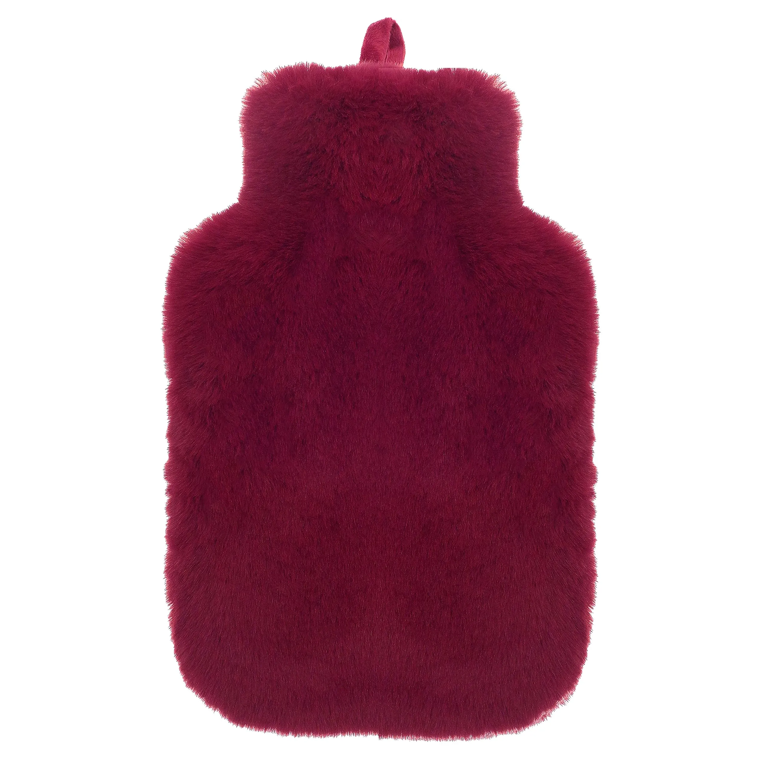 Faux Fur Covered 2 Litre Luxury Hot Water Bottle for Thermotherapy and Pain Relief Durable Natural Rubber for Winter Warmth by OLIVIA ROCCO