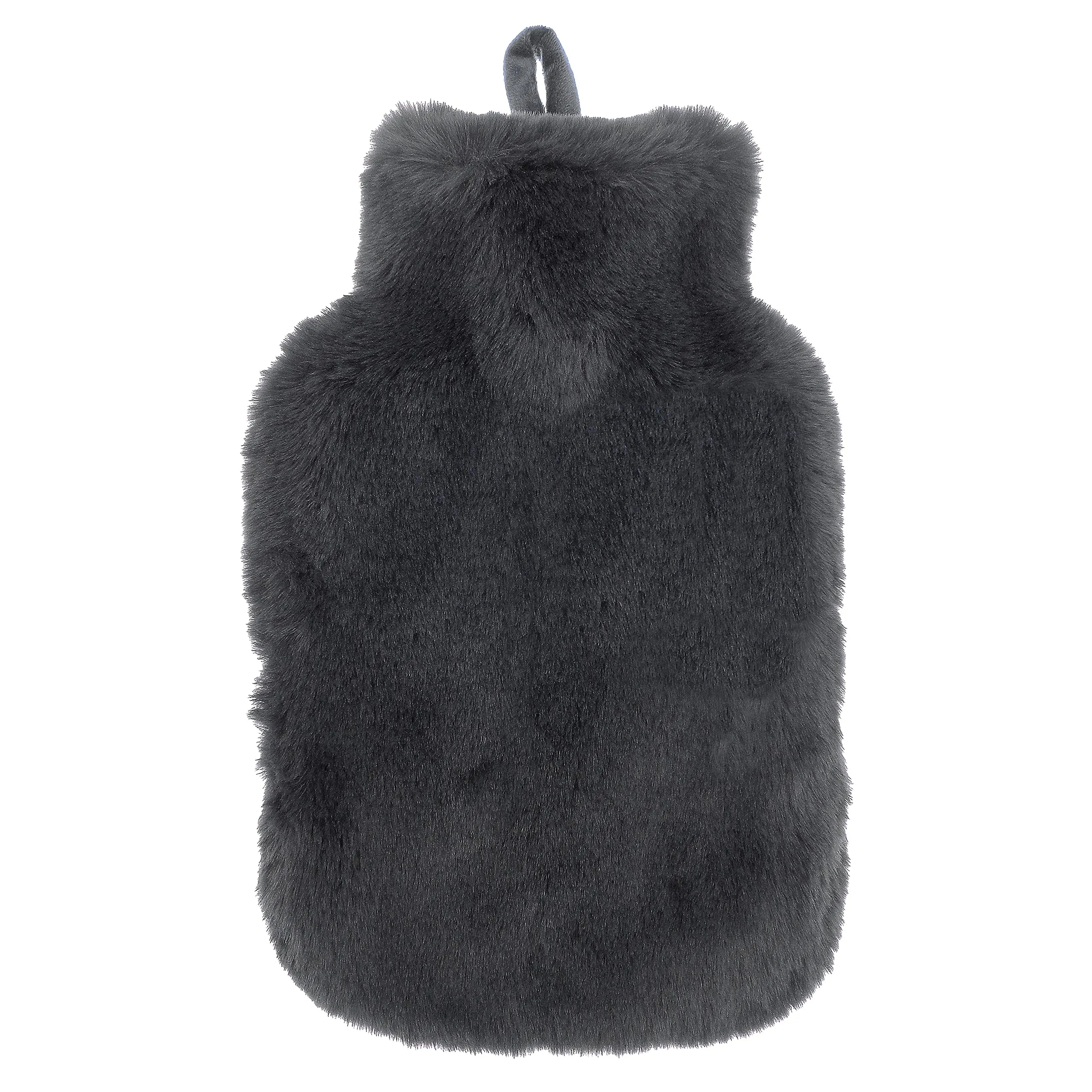 Faux Fur Covered 2 Litre Luxury Hot Water Bottle for Thermotherapy and Pain Relief Durable Natural Rubber for Winter Warmth by OLIVIA ROCCO