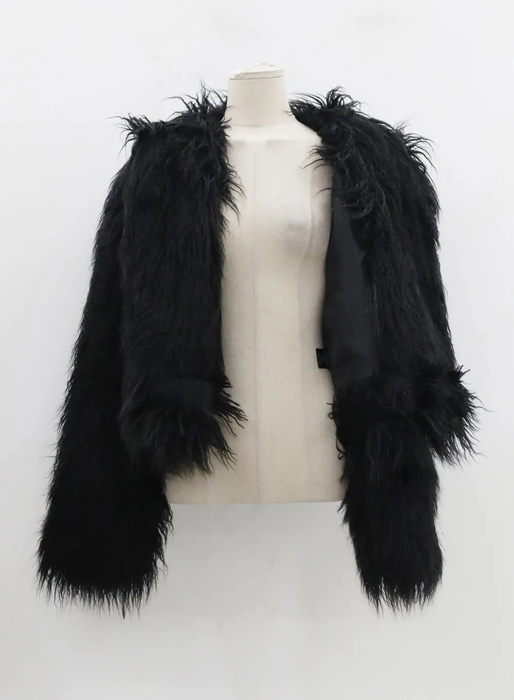 Faux Fur Cropped Jacket CD27