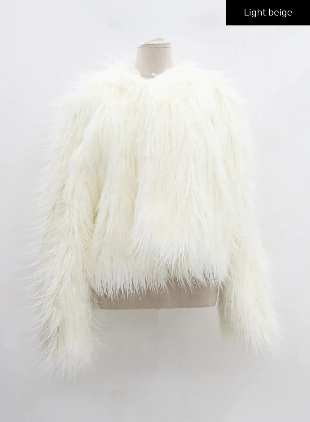 Faux Fur Cropped Jacket CD27