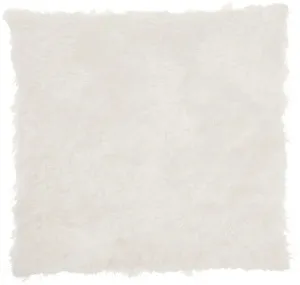 Faux Fur L0296 White Pillow