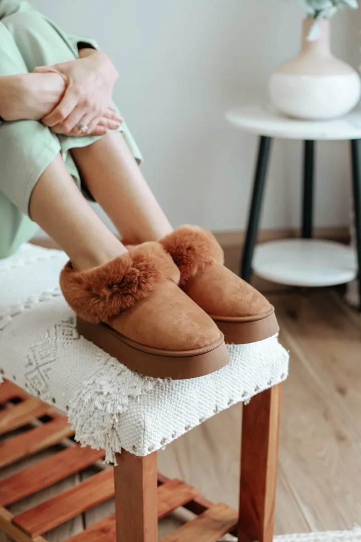 Faux Fur Slippers