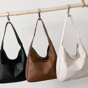 Faux Leather Tote Bag