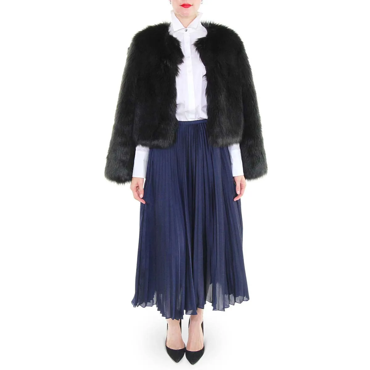 Faux Mink Bolero