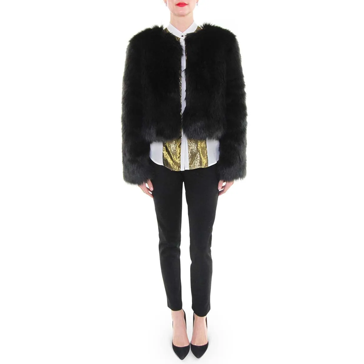 Faux Mink Bolero