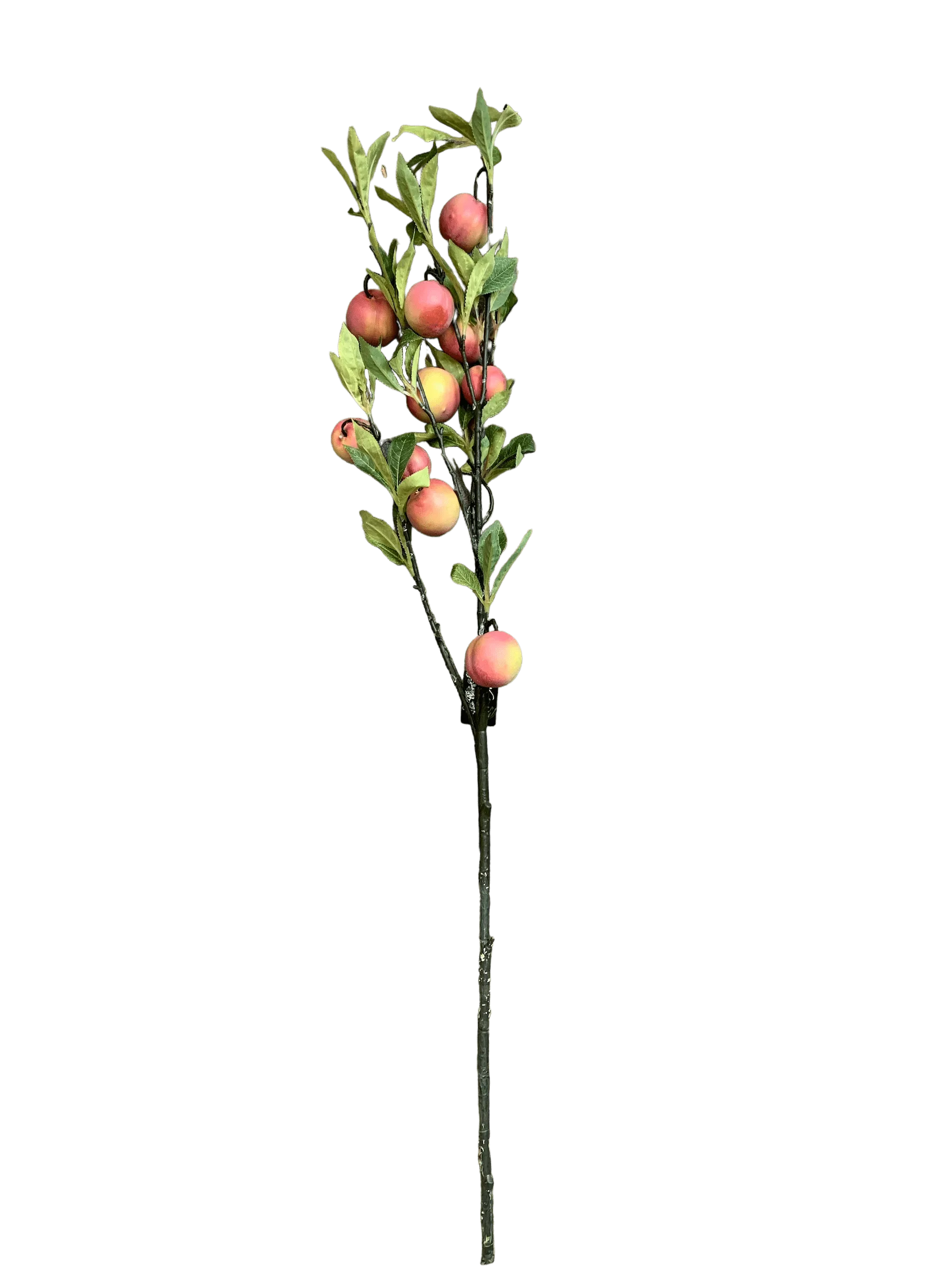 Faux Nectarine Branch Foliage