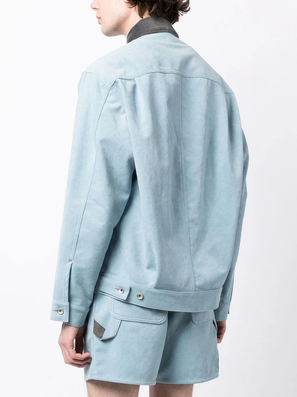 Faux Suede Blouson