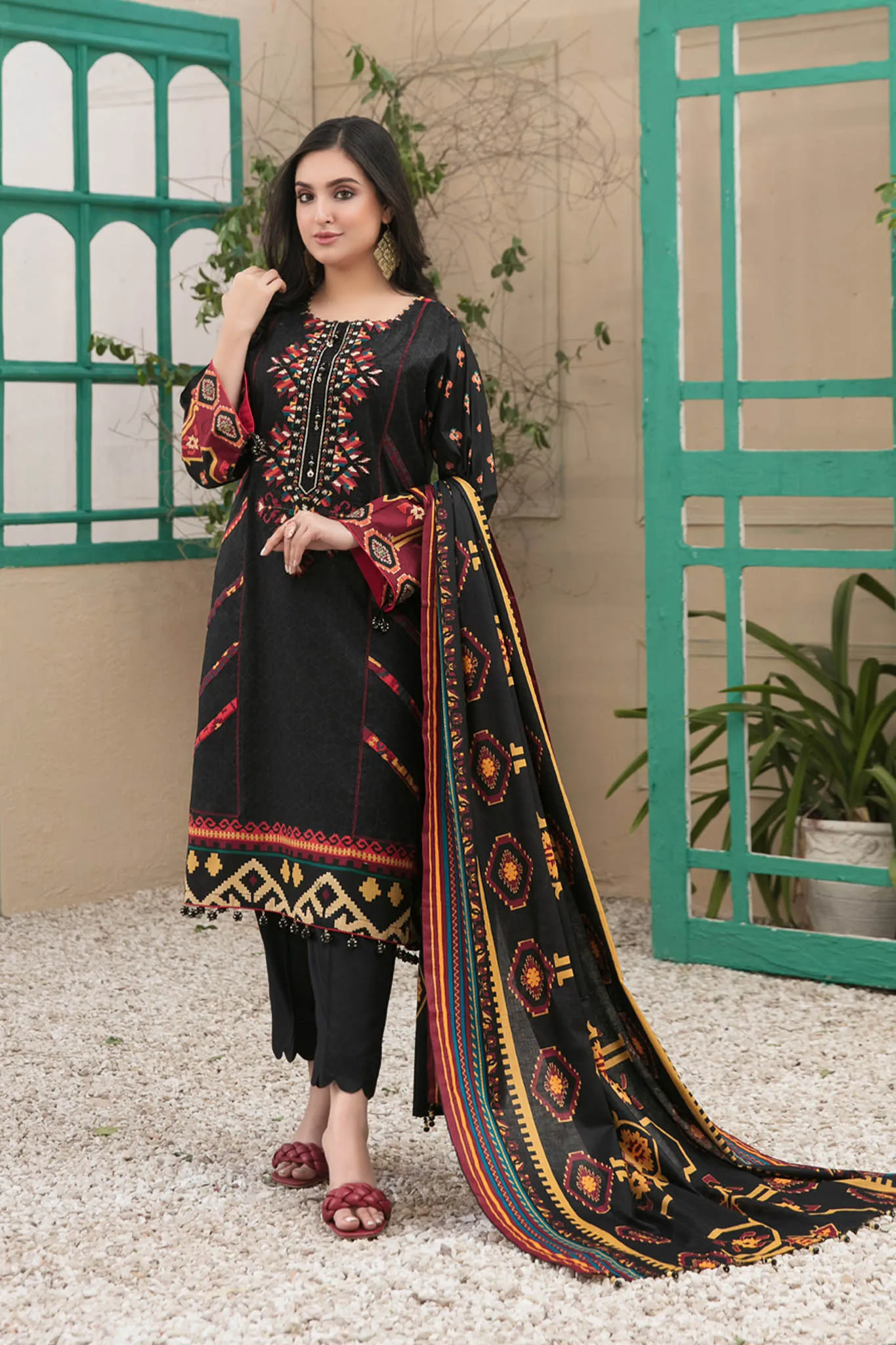 Fayona by Tawakkal Unstitched 3 Piece Lawn Collection'2022-D-6524-B