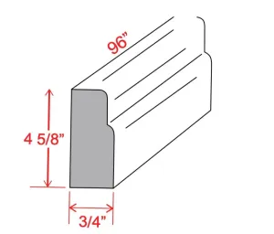 FBM - Furniture Base Moulding - Shaker Slim