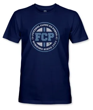 FC Porto Mono Badge Cotton T-Shirt - Navy