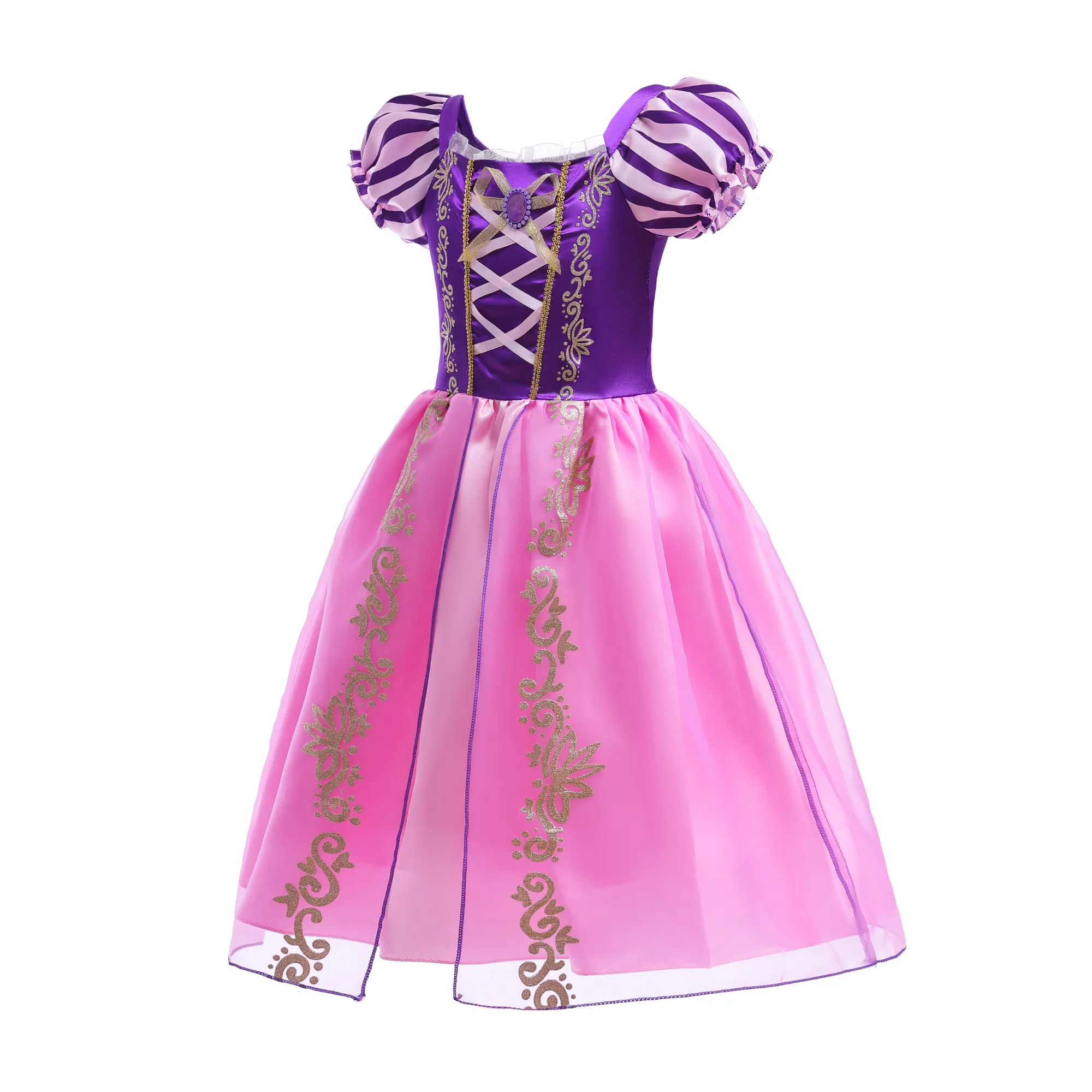 FC056 Princess Costume Halloween Birthday Fancy Party Dress Up Pageant Gown for Girls