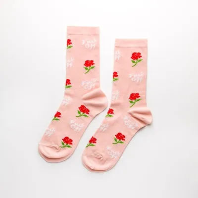 F*ck Off Crew Socks - Women's