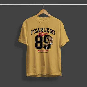 Fearless Tiger Graphic Printed T-Shirt