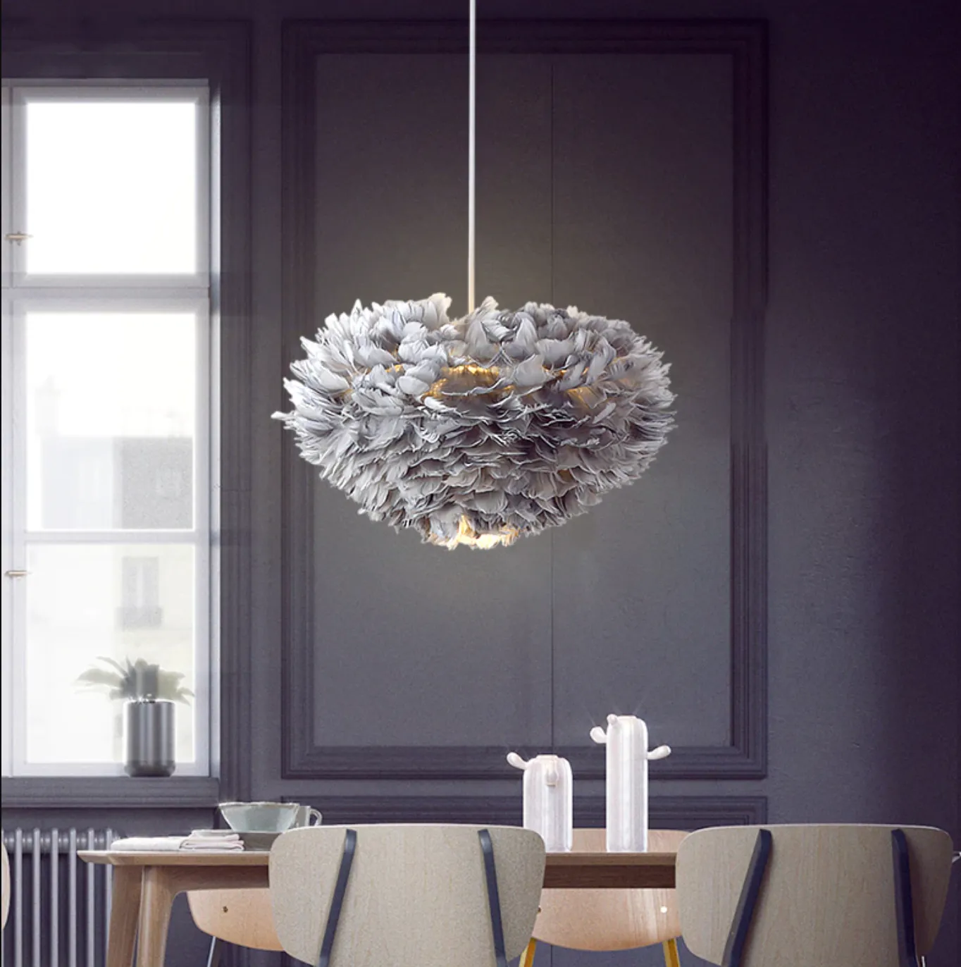 Feather Cloud Pendant Light