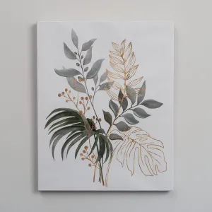 Feather Palm Leaf Canvas Print