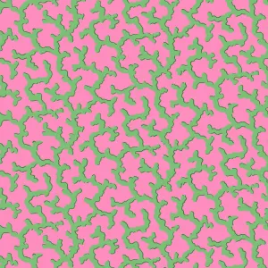 February 2024 | Coral - Green by by Kaffe Fassett for Free Spirit