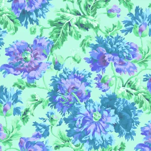 February 2024 | Garden Party - Celadon by Philip Jacobs for the Kaffe Fassett Collective