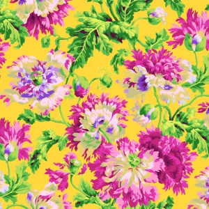 February 2024 | Garden Party - Yellow by Philip Jacobs for the Kaffe Fassett Collective