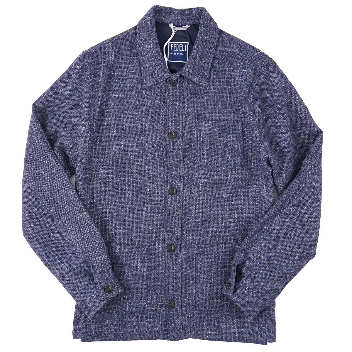 Fedeli 'Bristol' Jacket in Silk and Linen