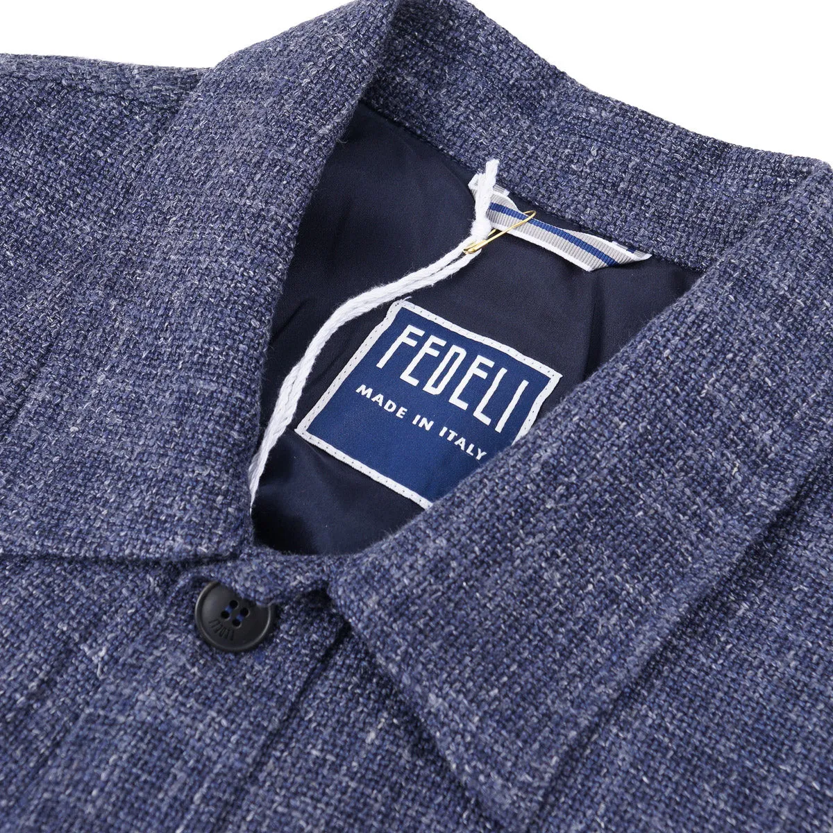 Fedeli 'Bristol' Jacket in Silk and Linen