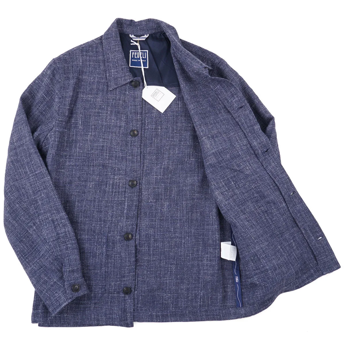 Fedeli 'Bristol' Jacket in Silk and Linen