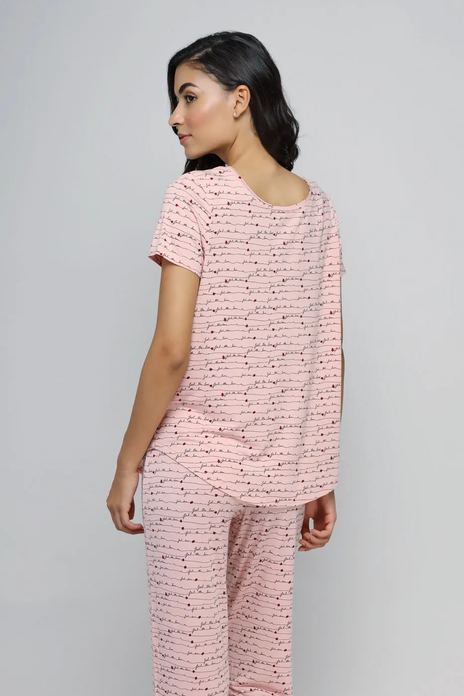 Feel The Love Cuff Pajamas Set