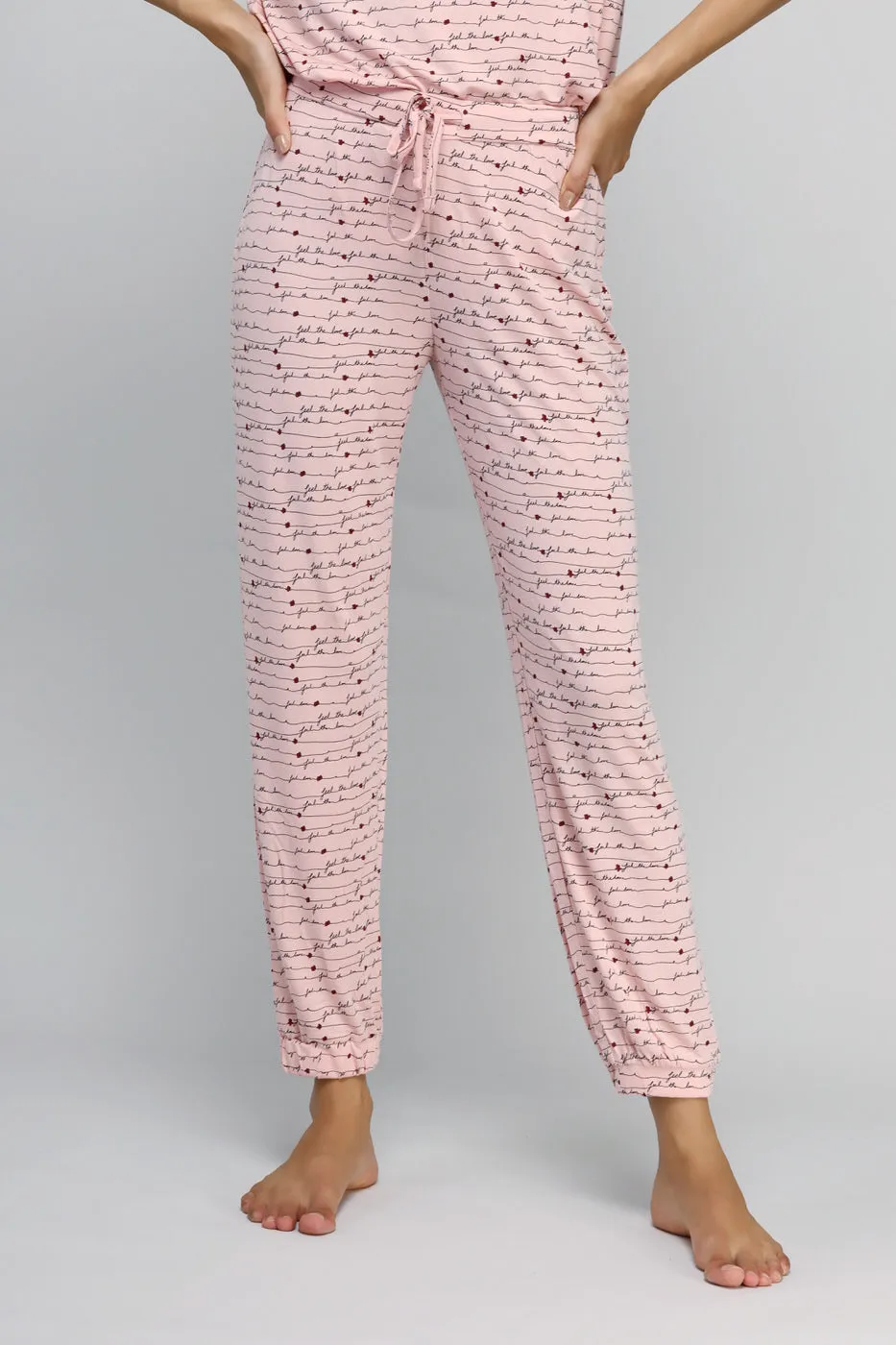 Feel The Love Cuff Pajamas Set