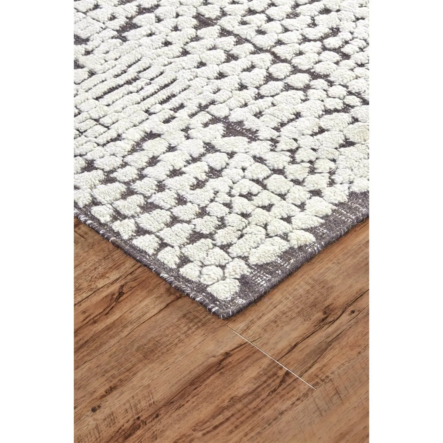 Feizy Rug Norah 6305F, Ivory Charcoal