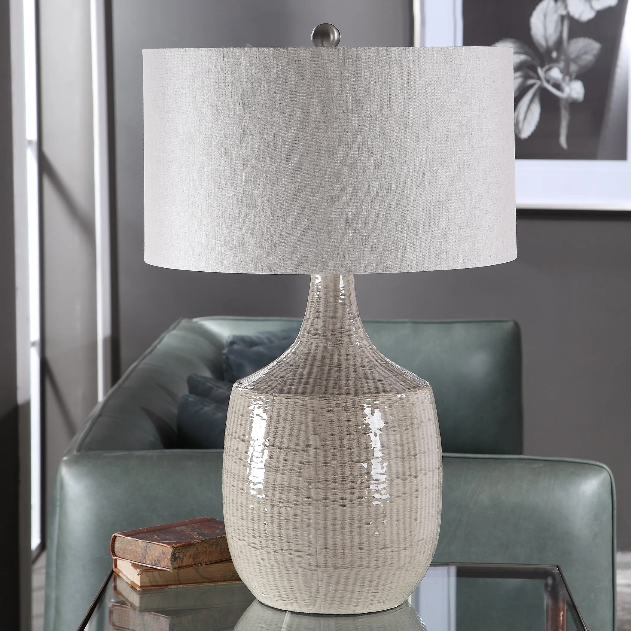 Felipe Gray Table Lamp