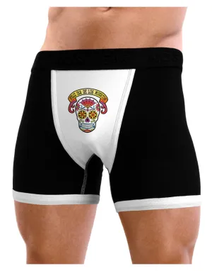 Feliz Dia de los Muertos Calavera Mens Boxer Brief Underwear