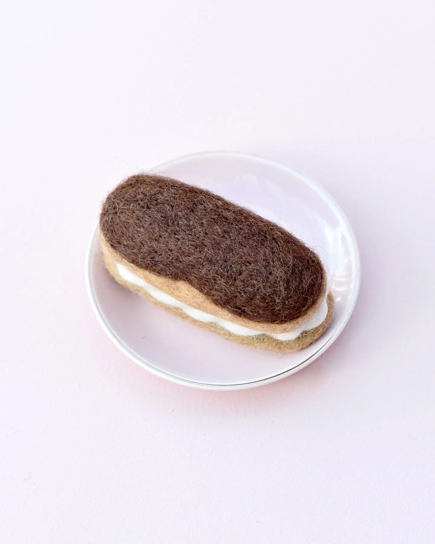 Felt Chocolate Eclair