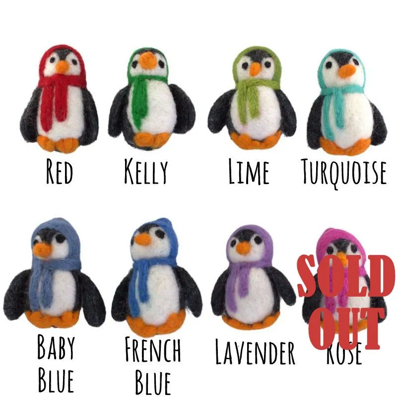 Felt Christmas Penguins