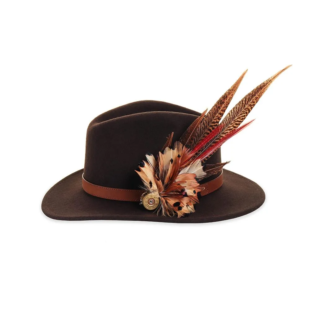 Felt Fedora - Brown