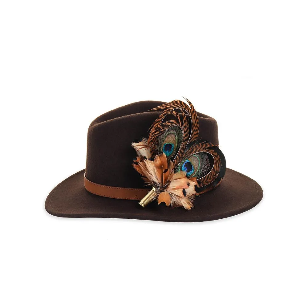 Felt Fedora - Brown